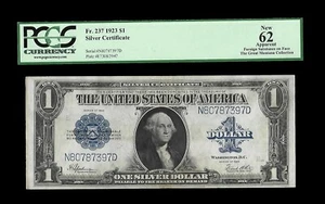 United States 1 Dollar 1923 Silver Certificate PCGS 62 Banknotes - Picture 1 of 2