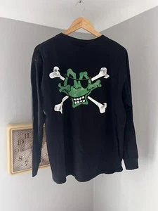 Vintage WEBN Skull Frog Longsleeve Black - Picture 1 of 3