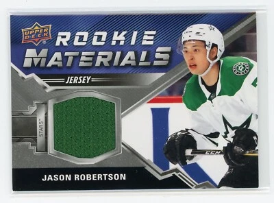 2020-21 Upper Deck Rookie Materials Jason Robertson #RM-JR Rookie RC - Image 1 of 2