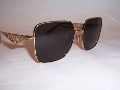 NUEVAS GAFAS DE SOL DOLCE & GABBANA DG 2310 02/87 DORADO/GRIS 57 MM AUTÉNTICAS Foto 1 de 4