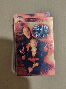 BUFFY THE VAMPIRE SLAYER BIG BADS TRADING CARDS 72 CARD FULL BASE SET INKWORKS . - Picture 1 of 3
