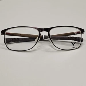 CEO-V CV627 Eyeglasses Frames Half RIM Brown T-07 Flexible 53-16-132 Frames NEW - Picture 1 of 10