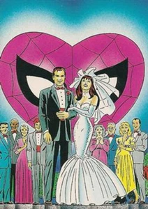Spider-Man 1992: matrimonio/boda - tarjeta Marvel casi como nueva #74 30 aniversario - Imagen 1 de 2