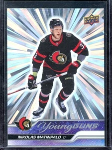 2023-24 Upper Deck Young Guns Outburst Silver #495 Nikolas Matinpalo - Picture 1 of 2