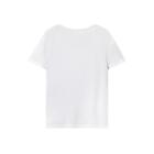 Women's T-Shirt Round Neck T-Shirt Costume Casual Short Sleeve Top for Work and