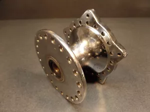 VINTAGE HARLEY DAVIDSON CHROME 20 SPOKE FRONT WHEEL HUB - Bild 1 von 9