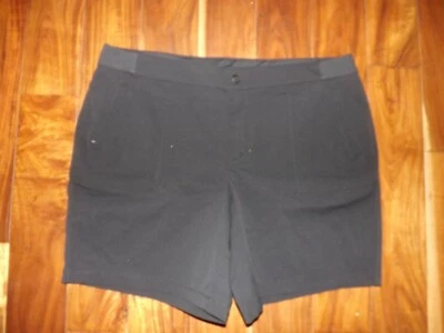 NUEVO Pantalones Cortos Mujer ACTIVE LIFE Negro Cintura Elástica Nylon XXL 2XL Foto 1 de 2