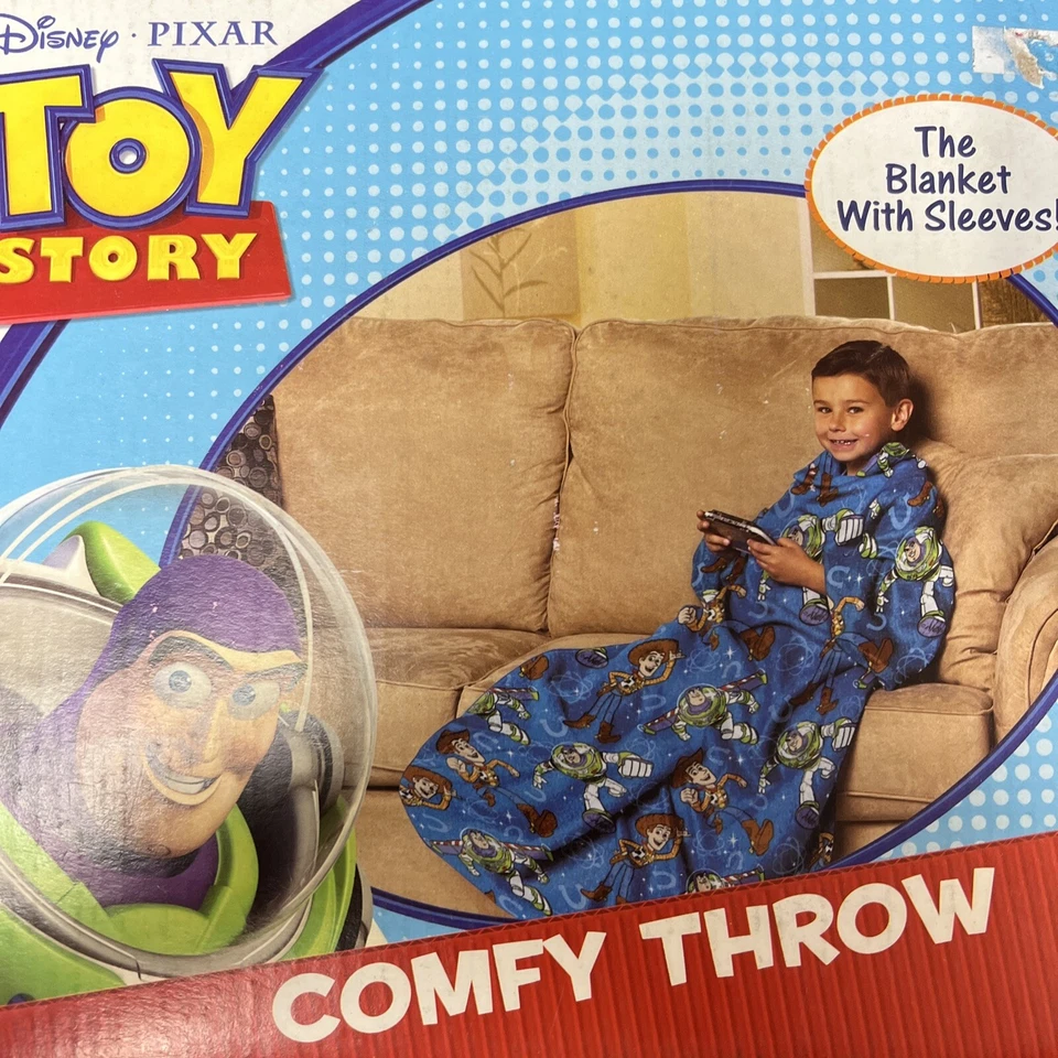 Northwest Company Youth Comfy Throw Blanket With Sleeves Toy Story "star Defend
