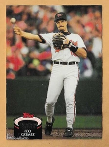 Leo Gomez Baltimore Orioles #664 - Topps Stadium Club casi nuevo-como nuevo 1992 - Imagen 1 de 2