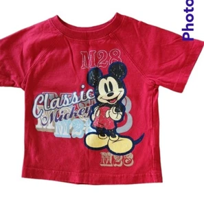 Disney Baby Sz 24 Mos Mickey Mouse Classic Mickey Tshirt - Picture 1 of 7