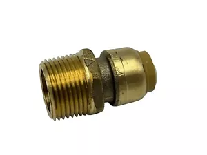 Adattatore maschio SharkBite 1/2" x 3/4" MNPT raccordo CPVC rame push-fit U116LFZ - Foto 1 di 3