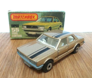 MATCHBOX SUPERFAST NO 55 FORD CORTINA IN ORIGINAL BOX MADE IN ENGLAND - Picture 1 of 15