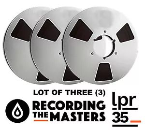 LOT OF(3) LPR35 RTM PYRAL RMG RMGI TAPE REEL TO REEL 1/4" X 3600' 10.5" METAL - Picture 1 of 3