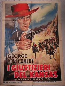 1957 GEORGE MONTGOMERY JUSTIFIERS OF KANSAS MANIFESTO UNOBTAINABLE! 2F - Picture 1 of 1