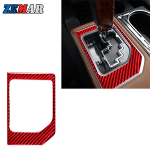 Cuadro adhesivo de fibra de carbono rojo para Toyota Tundra 2014-2018 - Imagen 1 de 11