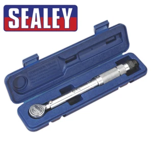 SEALEY TORQUE WRENCH 3/8" DRIVE MICROMETER CALIBRATED RATCHET GARAGE TOOL AK223 - Picture 1 of 4
