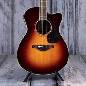 Yamaha FSX830C Concert Acoustic/Electric, Brown Sunburst - Picture 1 of 7