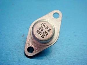 (1) MOTOROLA JAN2N6298 PNP DARLINGTON TRANSISTOR 60V 8A 64W TO-66 (TO-213AA) NOS - Picture 1 of 4