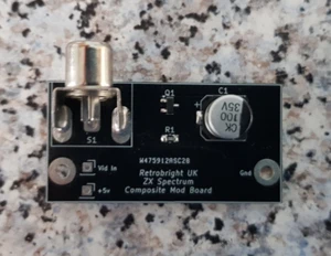 Sinclair ZX Spectrum 48K Composite Mod Board - Zdjęcie 1 z 4