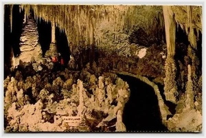 83 Carlsbad Fairyland Teich 3D Moms Cave Litho Card 1983 NM Cave Stalagmites - Picture 1 of 2