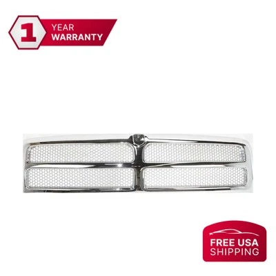 Grille Assembly Chrome For 1994-2001 Dodge Ram 1500 /94-02 2500 3500 - Image 1 of 4