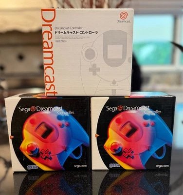SEGA Dreamcast 3 Controller Lot - NIB, Brand New in Box, Sealed, Never Opened - Image 1 of 4