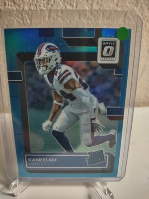 2022 Panini Donruss Optic - Rated Rookie Kaiir Elam #249 Aqua Prizm /299 (RC) - Image 1 of 2