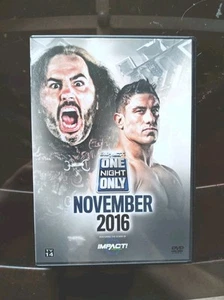 TNA Impact Wrestling One Night Only November 2016 (DVD) Matt Hardy, EC3, Moose - Picture 1 of 4