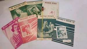 Antike Noten Klassik Lot 1900-1940er Jahre Art Deco Kunstprojekt seltene Bilder  - Bild 1 von 5