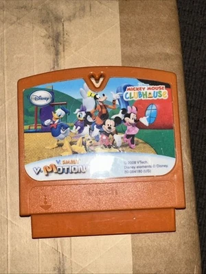 2008 Vtech VSmile VMotion Disney Mickey Mouse Clubhouse Game Cartridge - Image 1 of 2