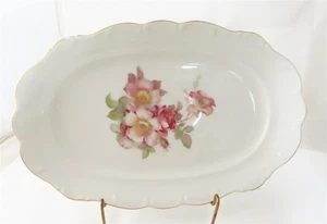 Bavaria Schumann Briar Rose Porcelain Oval Platter - Picture 1 of 6