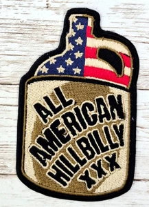 Parche bordado All American Hillbilly - Moonshine Iron On 2 1/4"x 3 1/2" - Imagen 1 de 2