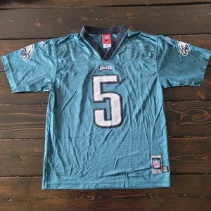 Philadelphia Eagles McNabb #5 Youth L (14-16) Short Sleeve Jersey NFL Reebok - Picture 1 of 7