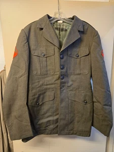 USED USMC Dress Uniform Jacket 40L, Vintage Marines DP-10024 - Picture 1 of 6