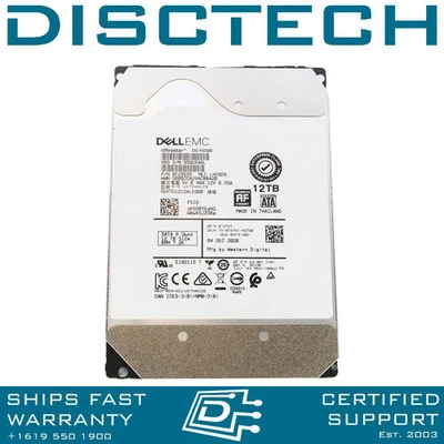 Dell T2YHT / HGST 0F29595 HUH721212ALE600 12TB SATA Hard Drive - Image 1 of 3