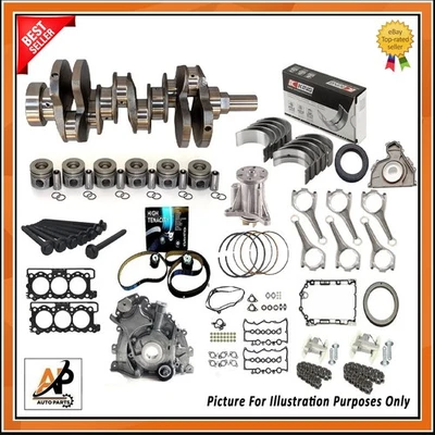 FOR LAND ROVER DISCOVERY 3.0 DIESEL NITRATE CRANKSHAFT WITH REBUILD KIT GEN 1 - Image 1 of 4