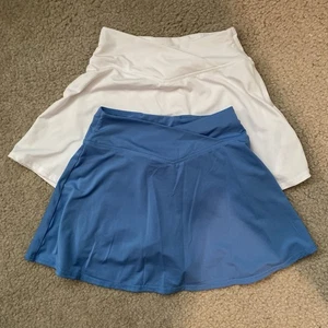 90 degree by Reflex Youth Girls Athletic Light Blue & White Skort Size M 10 - Picture 1 of 10