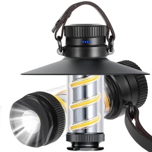 LED Camping Lantern Rechargeable - Portable Flashlight Lanterns with 1000LM I... - Picture 1 of 7