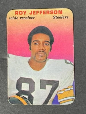 VINTAGE 1970 Topps Football Super Glossy ROY JEFFERSON # 17 -▶ROOKIE CARD◀ NM-MT - Image 1 of 2
