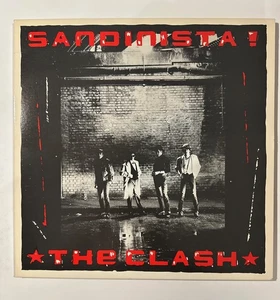 THE CLASH Sandinista! E3X37037 Sterling 3xLP Vinyl VG++ Cover VG++ Poster 1980 - Picture 1 of 7
