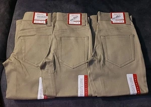 Schuluniformen 3er Pack Jungen khaki beige Größe 4T Kleinkind Hosen BH + SC BRANDNEU! - Bild 1 von 9