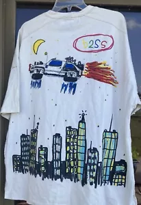 Vintage Back To The Future Delorean Duhlorean Back 2 School Special T Shirt L(30 - Picture 1 of 5