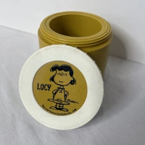 Tarro aislado termo vintage Peanuts Charlie Brown Lucy 1969 - Imagen 1 de 5
