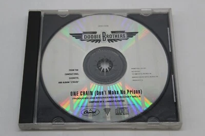 The Doobie Brothers One Chain Don't Make No Prison Single Promo CD 1989 Johnston - Image 1 of 4