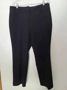 Worthington Women's Straight Leg Black Pants Size 12P Short - Picture 1 of 8