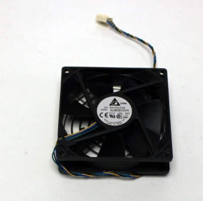 N13-07007 Lüfter FAN DELTA AUB0912VH 92x92x25mm 12V- 0,6A + Schutzgitter - Bild 1 von 3