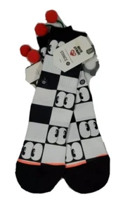 Stance Girls Socks Dont Make Me Smile From Artist Hattie Stewart Sz Large 2-5.5 - Picture 1 of 4