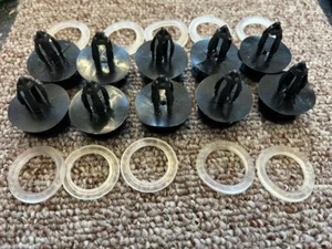 MINI DOOR CARD TRIM PANEL CLIPS FRONT INTERIOR PLASTIC - Picture 1 of 12