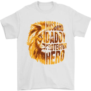 Husband Daddy Protector Hero Fathers Day Mens T-Shirt 100% Cotton - Picture 1 of 2