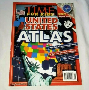 Time for Kids USA Atlas 2009 Karten Fun Facts Spiele Quiz gebraucht - Bild 1 von 10